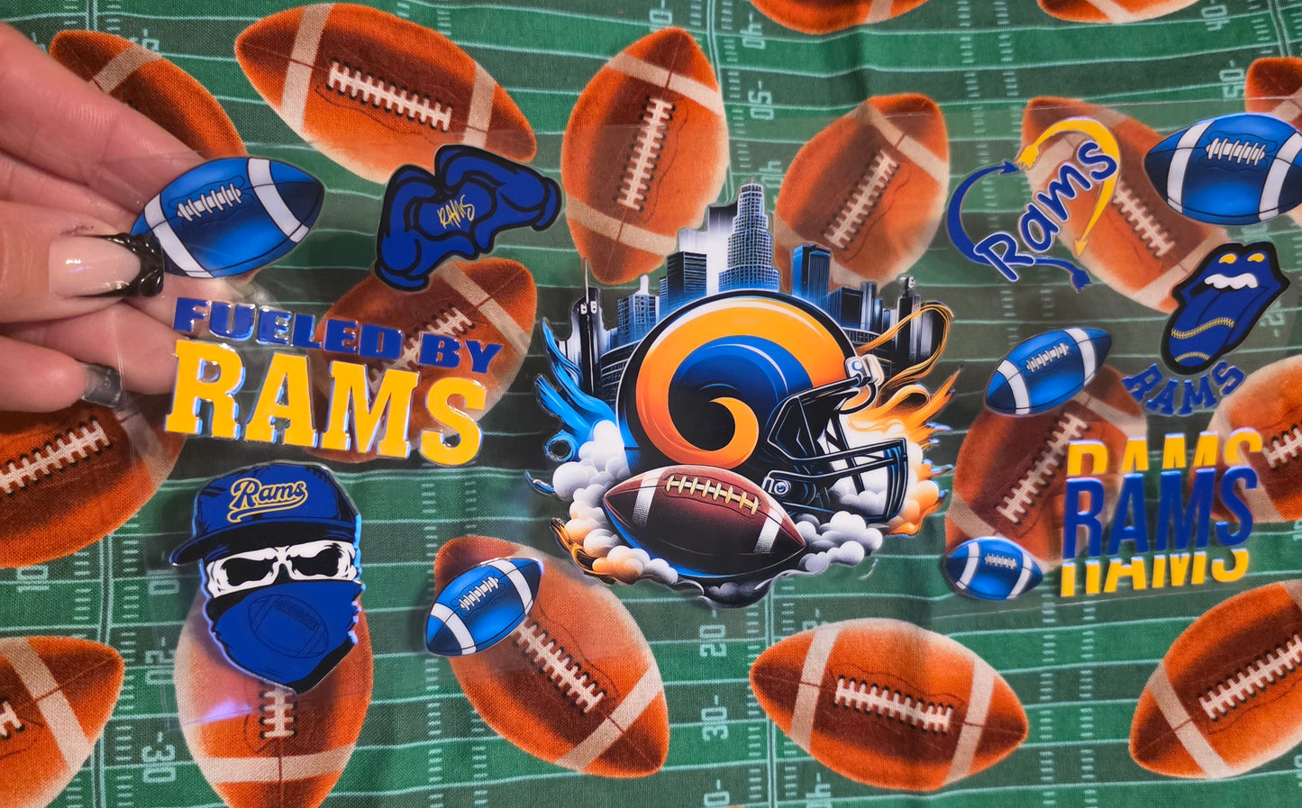 Football UV DTF wraps